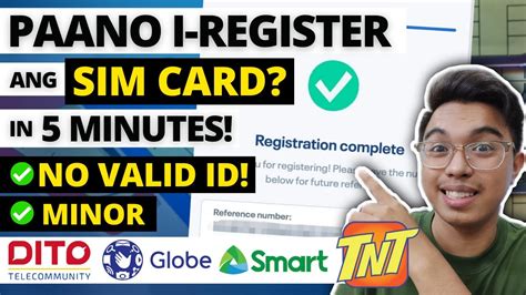 paano iregister ang smart sim card|How to register sim card: Mahahalagan.